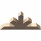 Ekena Millwork Richland Smooth Timber Gable Bracket, Douglas Fir, 48"W x 24"H x 5 1/2"D x 5 1/2"F, 12/12 Pitch GBW048X24X0606RIC00SDF - alternate 4